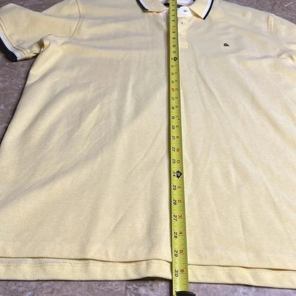 Jack & Jones men polo shirt XXL ,yellow cotton, short sleeve,golf  shirt . NWT - Picture 17 of 17